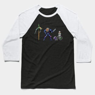 Castlevania Scarecrow, Lion, and Tin Man Baseball T-Shirt